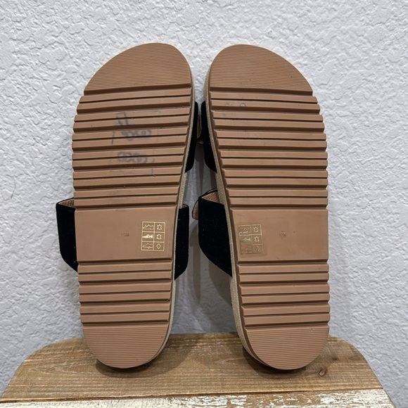 Jack Rogers Monica Black Suede Slide Sandals Size 10 - Picture 5 of 5